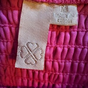 Cozy Pink Quilted Sweater with Textured Design